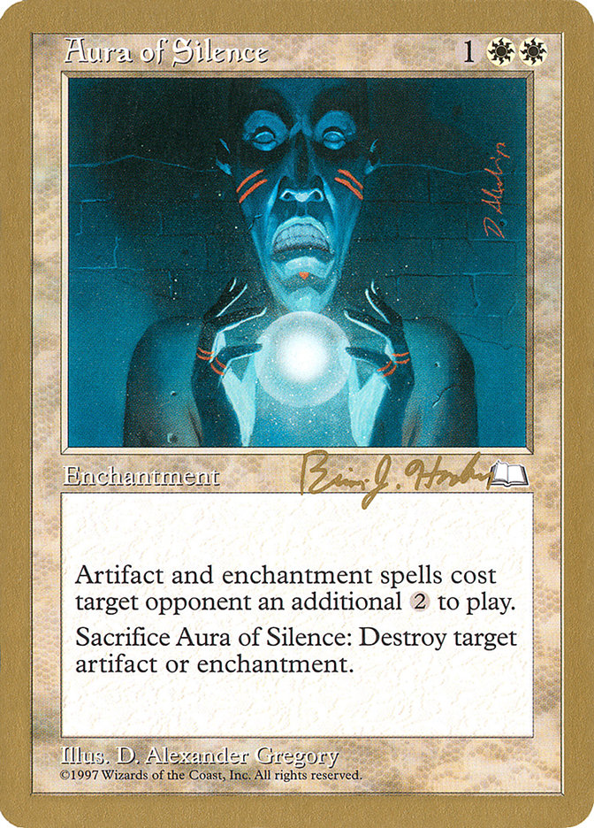 Aura of Silence (Brian Hacker) [World Championship Decks 1998] | Dumpster Cat Games