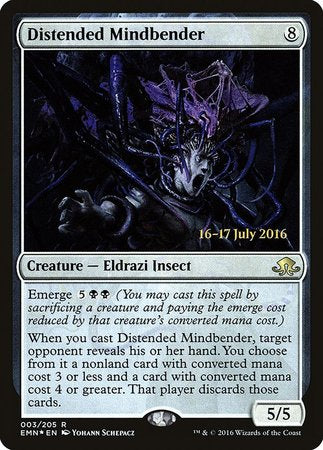 Distended Mindbender [Eldritch Moon Promos] | Dumpster Cat Games