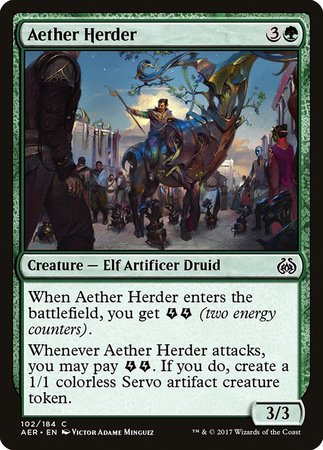 Aether Herder [Aether Revolt] | Dumpster Cat Games