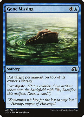 Gone Missing [Shadows over Innistrad] | Dumpster Cat Games