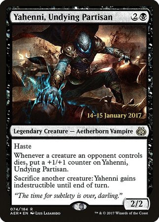 Yahenni, Undying Partisan [Aether Revolt Promos] | Dumpster Cat Games