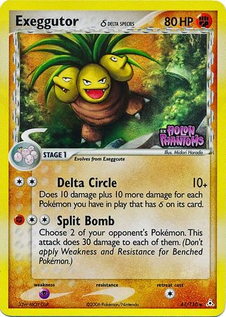 Exeggutor (41/110) (Delta Species) (Stamped) [EX: Holon Phantoms] | Dumpster Cat Games