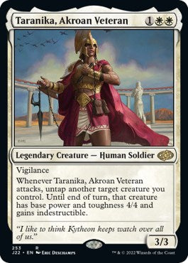 Taranika, Akroan Veteran [Jumpstart 2022] | Dumpster Cat Games