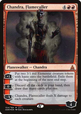 Chandra, Flamecaller SDCC 2016 EXCLUSIVE [San Diego Comic-Con 2016] | Dumpster Cat Games