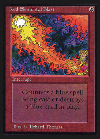 Red Elemental Blast (IE) [Intl. Collectors’ Edition] | Dumpster Cat Games