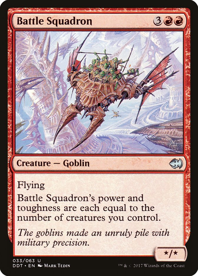 Battle Squadron [Duel Decks: Merfolk vs. Goblins] | Dumpster Cat Games