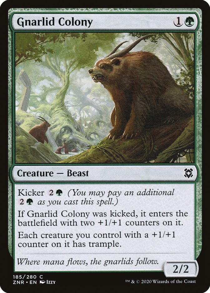 Gnarlid Colony [Zendikar Rising] | Dumpster Cat Games