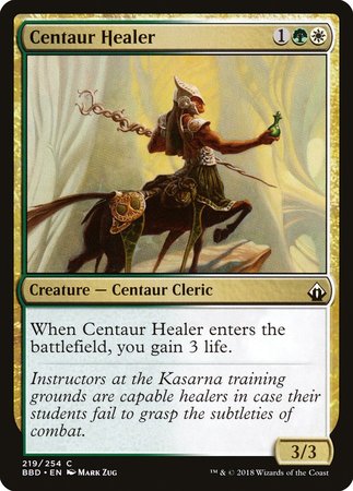 Centaur Healer [Battlebond] | Dumpster Cat Games