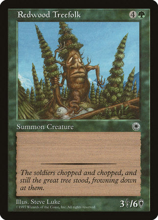 Redwood Treefolk [Portal] | Dumpster Cat Games