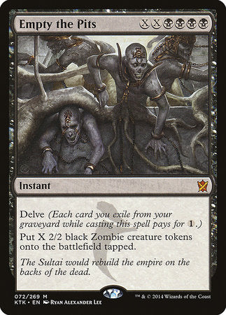 Empty the Pits [Khans of Tarkir] | Dumpster Cat Games