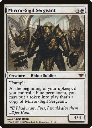 Mirror-Sigil Sergeant [Conflux] | Dumpster Cat Games