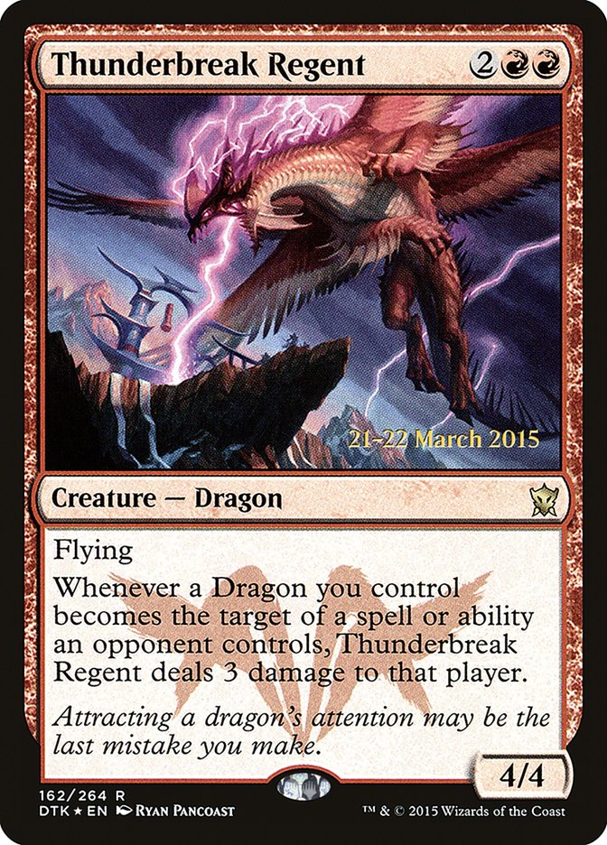 Thunderbreak Regent  [Dragons of Tarkir Prerelease Promos] | Dumpster Cat Games