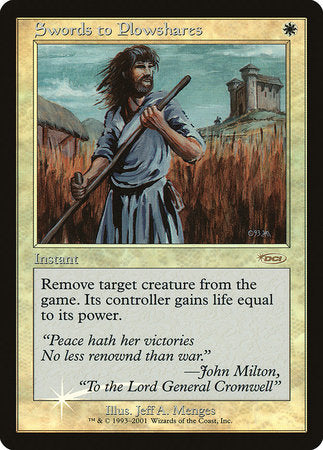 Swords to Plowshares [Friday Night Magic 2001] | Dumpster Cat Games