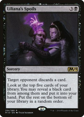 Liliana's Spoils [Core Set 2019] | Dumpster Cat Games