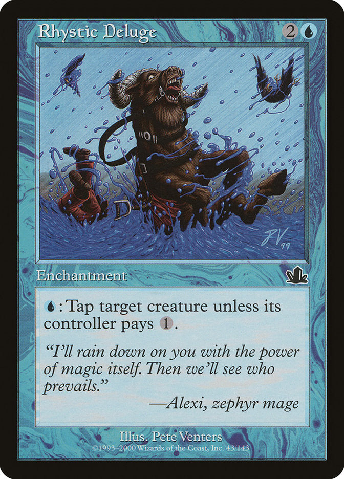 Rhystic Deluge [Prophecy] | Dumpster Cat Games
