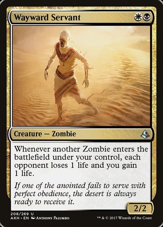Wayward Servant [Amonkhet] | Dumpster Cat Games