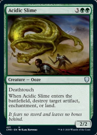 Acidic Slime [Commander Legends] | Dumpster Cat Games