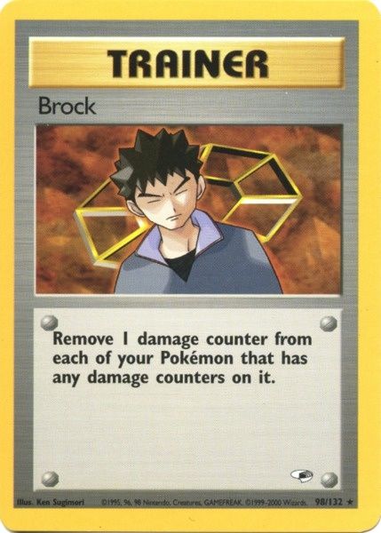 Brock (98/132) [Gym Heroes Unlimited] | Dumpster Cat Games