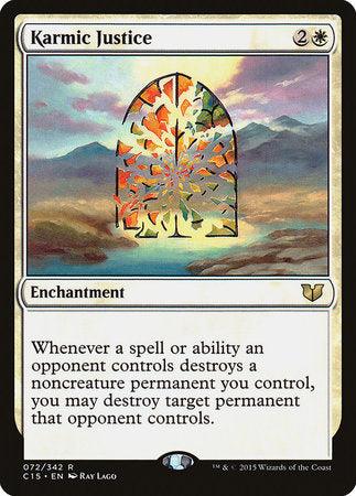 Karmic Justice [Commander 2015] | Dumpster Cat Games