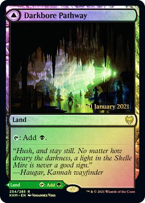 Darkbore Pathway // Slitherbore Pathway  [Kaldheim Prerelease Promos] | Dumpster Cat Games