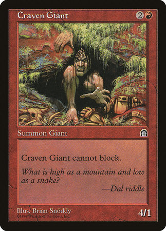 Craven Giant [Stronghold] | Dumpster Cat Games