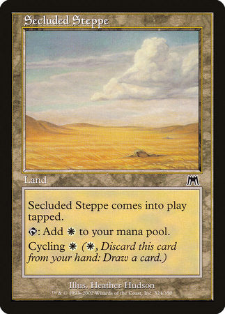 Secluded Steppe [Onslaught] | Dumpster Cat Games
