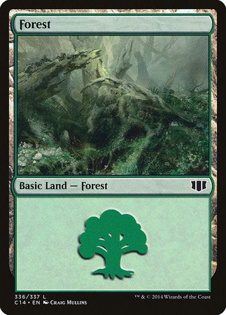 Forest (336) [Commander 2014] | Dumpster Cat Games