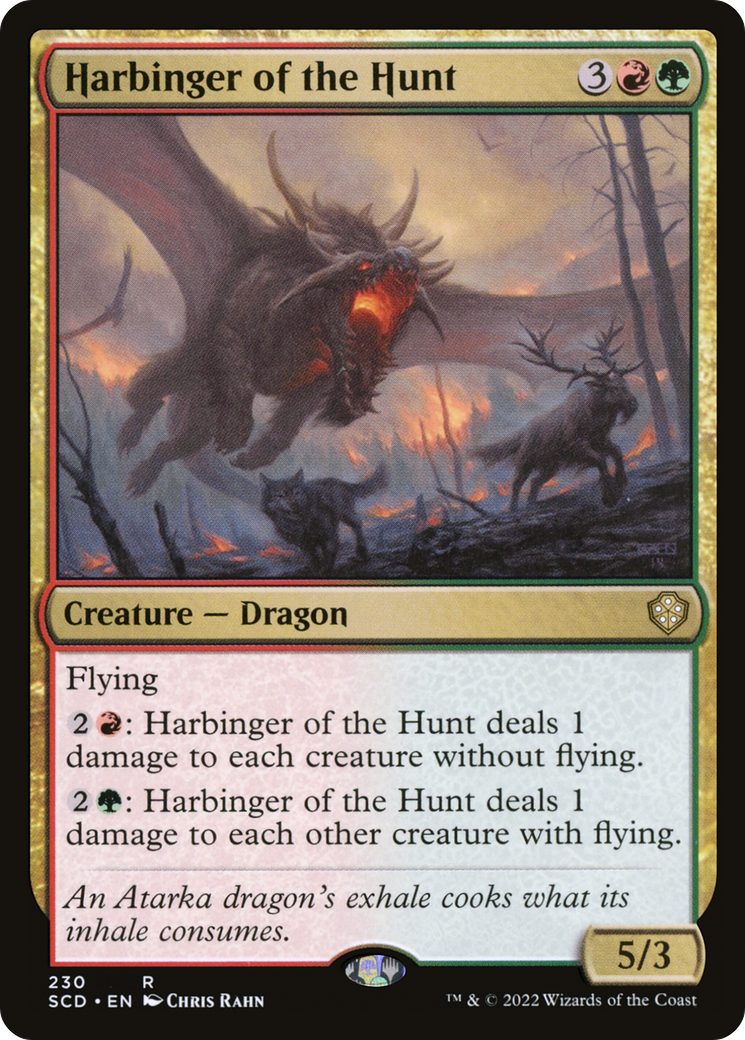 Harbinger of the Hunt [Starter Commander Decks] | Dumpster Cat Games