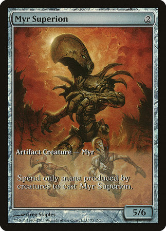 Myr Superion [New Phyrexia Promos] | Dumpster Cat Games