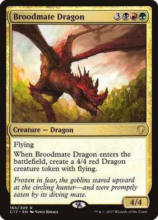 Broodmate Dragon [Commander 2017] | Dumpster Cat Games