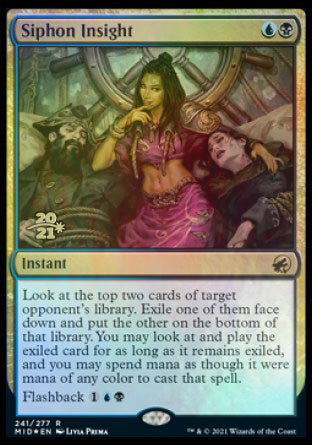 Siphon Insight [Innistrad: Midnight Hunt Prerelease Promos] | Dumpster Cat Games