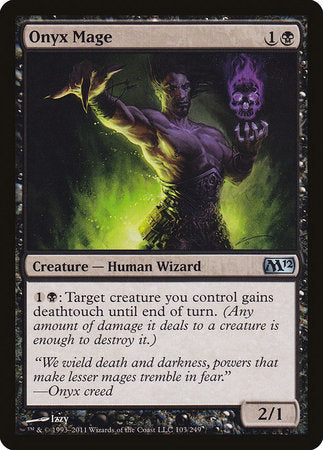Onyx Mage [Magic 2012] | Dumpster Cat Games