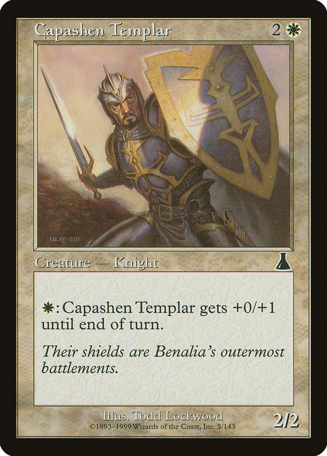 Capashen Templar [Urza's Destiny] | Dumpster Cat Games