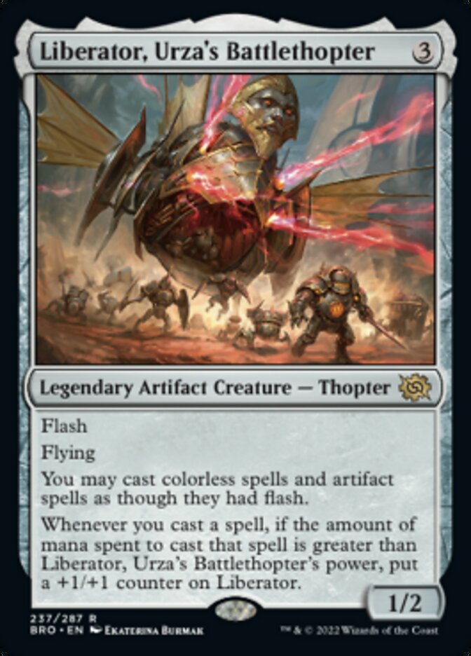 Liberator, Urza's Battlethopter [The Brothers' War] | Dumpster Cat Games