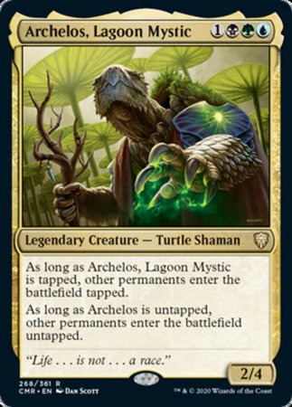 Archelos, Lagoon Mystic [Commander Legends] | Dumpster Cat Games