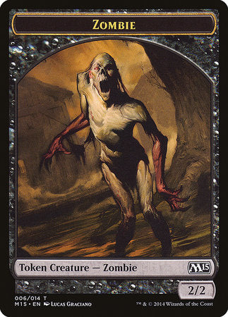 Zombie Token [Magic 2015 Tokens] | Dumpster Cat Games