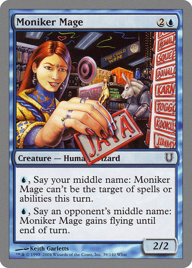 Moniker Mage [Unhinged] | Dumpster Cat Games