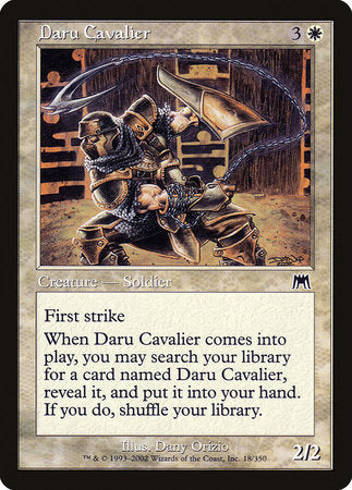 Daru Cavalier [Onslaught] | Dumpster Cat Games