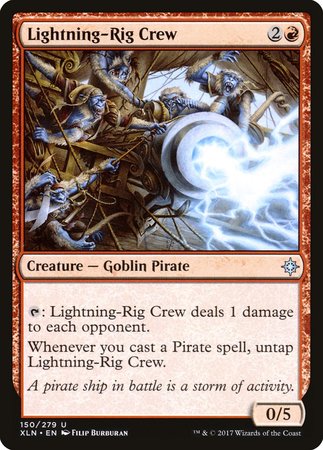 Lightning-Rig Crew [Ixalan] | Dumpster Cat Games