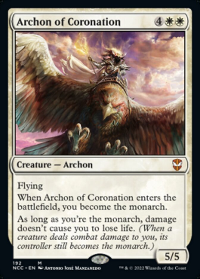 Archon of Coronation [Streets of New Capenna Commander] | Dumpster Cat Games