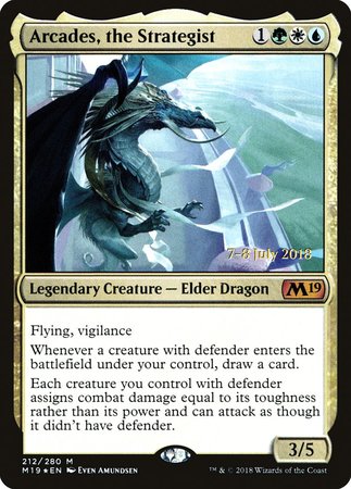 Arcades, the Strategist [Core Set 2019 Promos] | Dumpster Cat Games