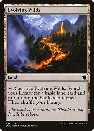 Evolving Wilds [Dragons of Tarkir] | Dumpster Cat Games