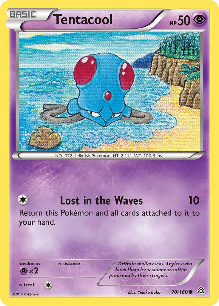 Tentacool (70/160) [XY: Primal Clash] | Dumpster Cat Games