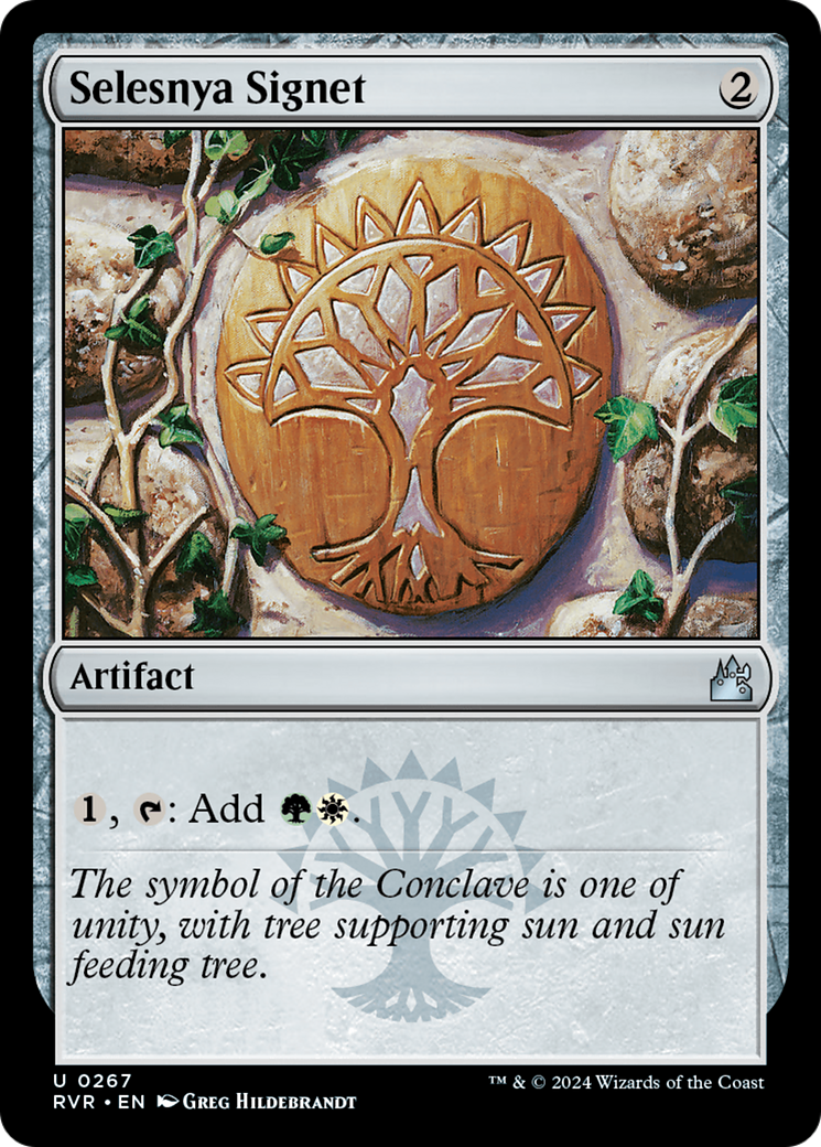 Selesnya Signet [Ravnica Remastered] | Dumpster Cat Games