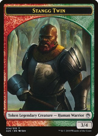 Stangg Twin Token (014) [Masters 25 Tokens] | Dumpster Cat Games