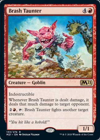 Brash Taunter [Core Set 2021] | Dumpster Cat Games