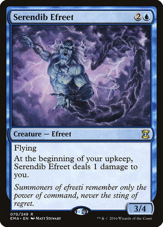 Serendib Efreet [Eternal Masters] | Dumpster Cat Games