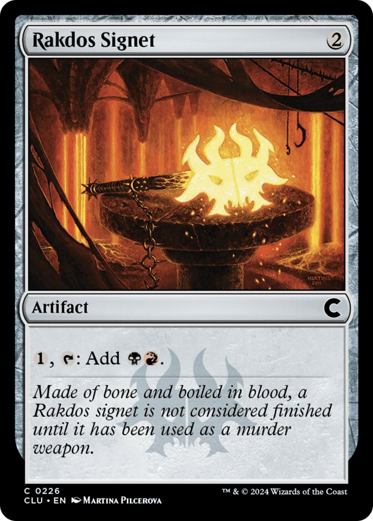 Rakdos Signet [Ravnica: Clue Edition] | Dumpster Cat Games