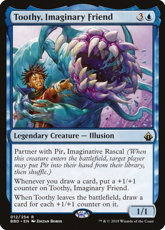 Toothy, Imaginary Friend [Battlebond] | Dumpster Cat Games