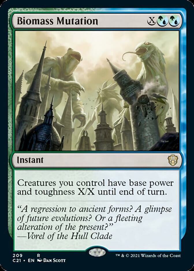 Biomass Mutation [Commander 2021] | Dumpster Cat Games
